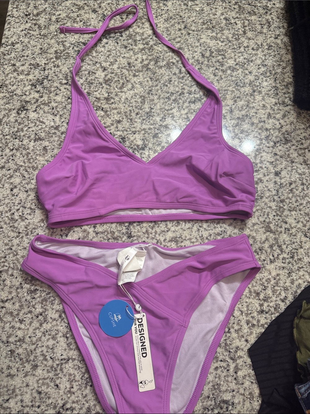 Women’s Purple Two-Piece Bikini Set